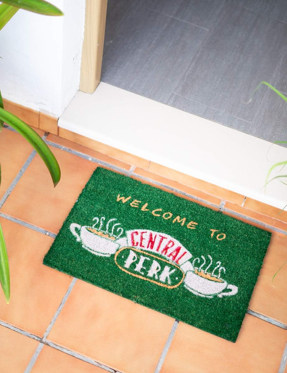 Grupo Erik Kokosmatte Fussmatte Friends Central Perk - Schmutzfangmatte 40x60 cm - Fussmatte Lustig