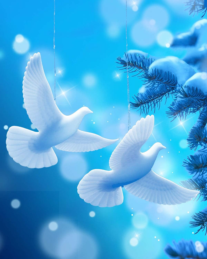 John Perry Christmas Turtle Doves Turteltauben Freundschafts Symbol Weihnachten Liebe 2 Stück Set vo