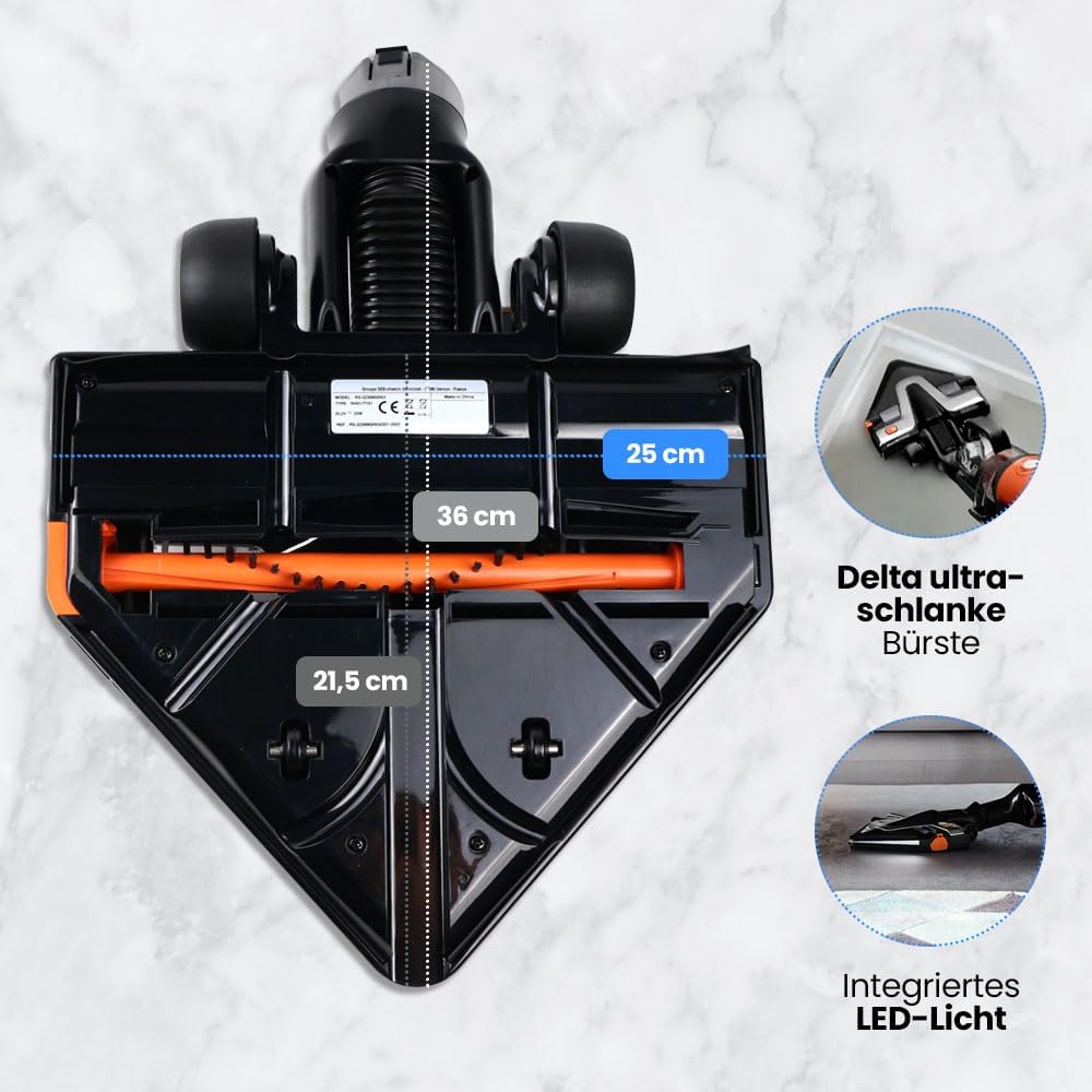 Rowenta RS-2230002053 Staubsaugerbürste Kompatibel mit Rowenta Air Force Serenity 25 V Akku-Staubsau