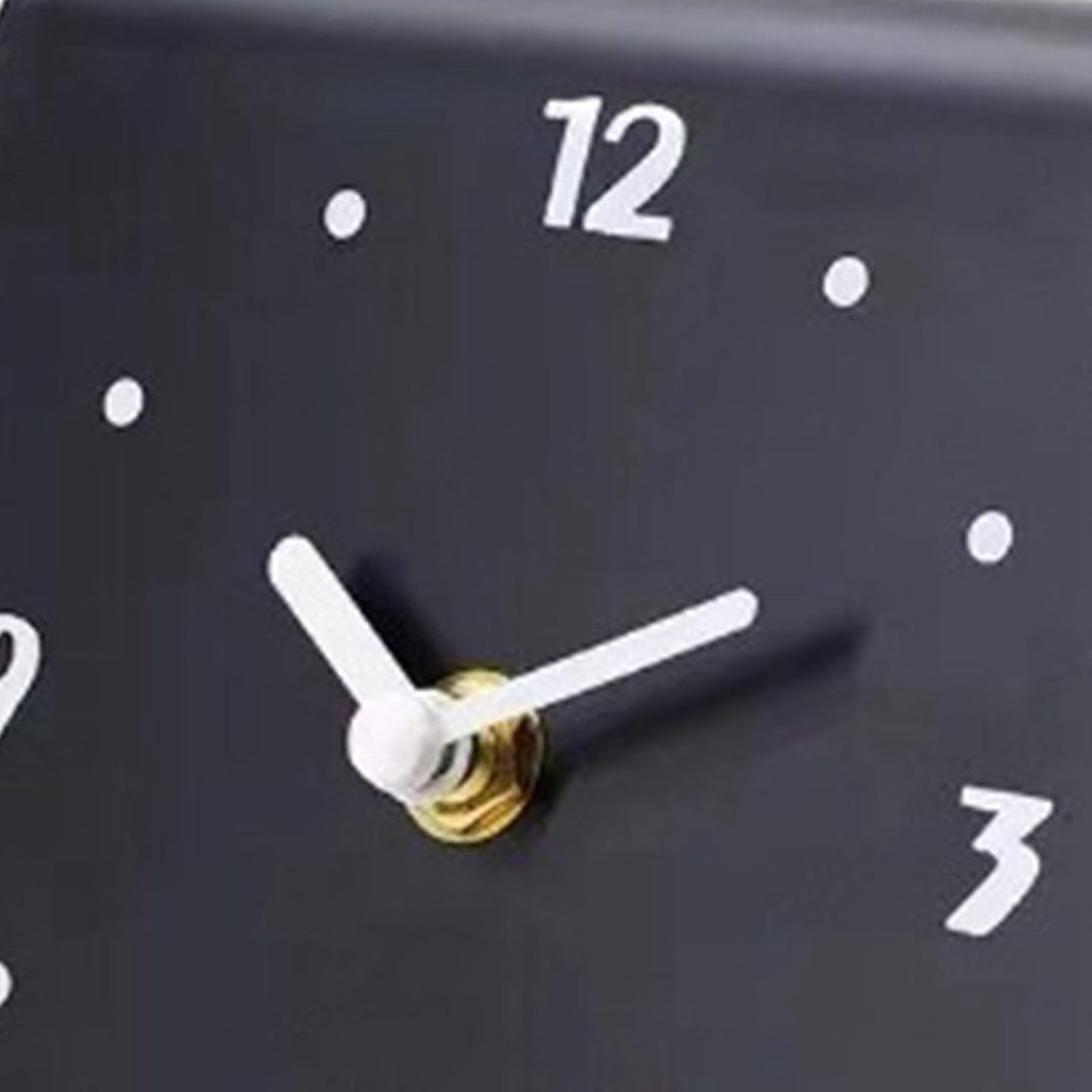 BAOFUYA Moderne Tischuhr, Leises Uhrwerk, Mini Analog Regal, Tisch Kaminuhr für Schlafzimmer, Nachtt