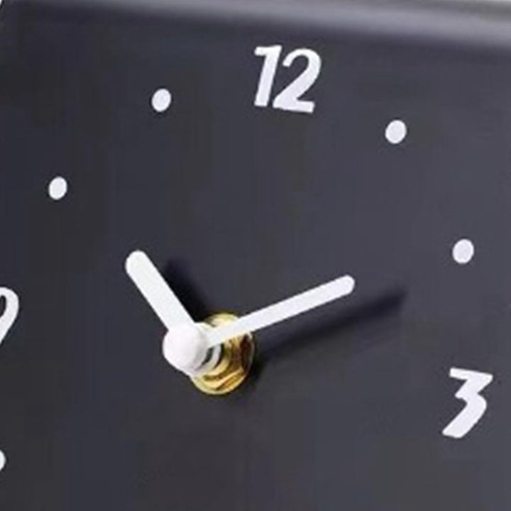 BAOFUYA Moderne Tischuhr, Leises Uhrwerk, Mini Analog Regal, Tisch Kaminuhr für Schlafzimmer, Nachtt