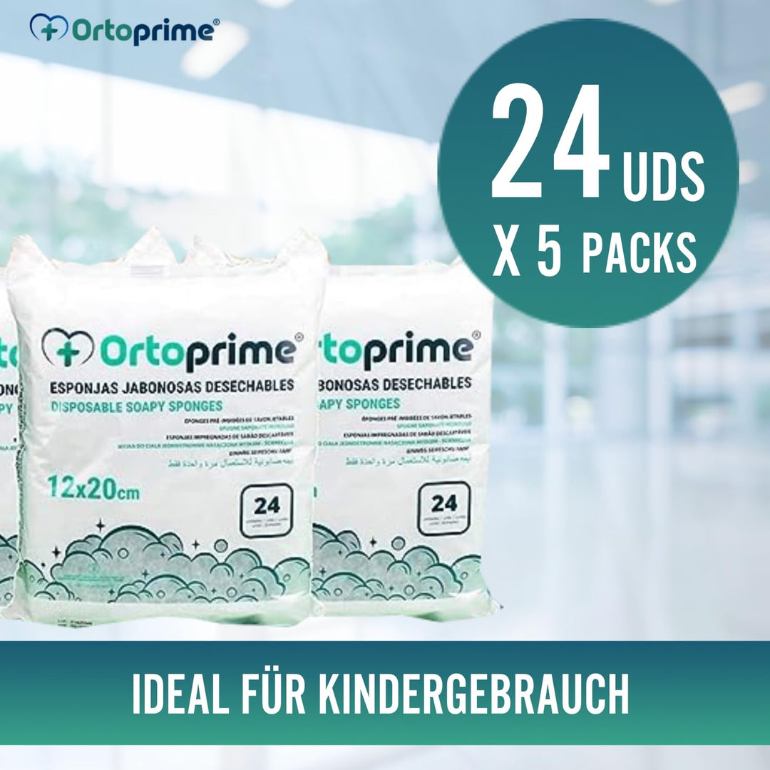 120x EINWEG SEIFENSCHWAMM Badeschwamm für Babys Kinder und Erwachsene - 120 Stück - Badeschwamm für
