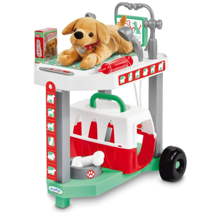 Jouets Ecoiffier - 1919 – Tierklinik Hund – Nachahmungsspiel – ab 18 Monaten