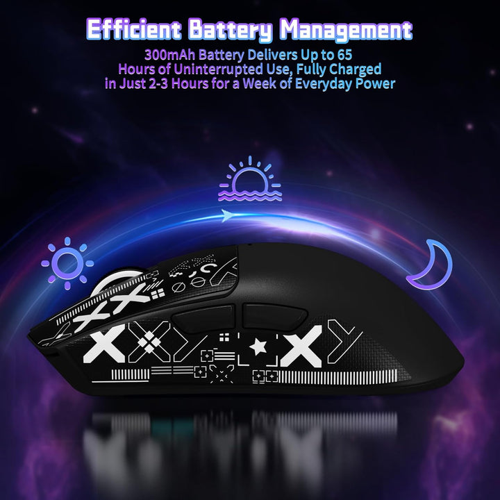 ATTACK SHARK X11 SE Kabellose Gaming-Maus, PixArt PAW3311 Gaming-Sensor, BT/2.4G Wireless/Kabelgebun