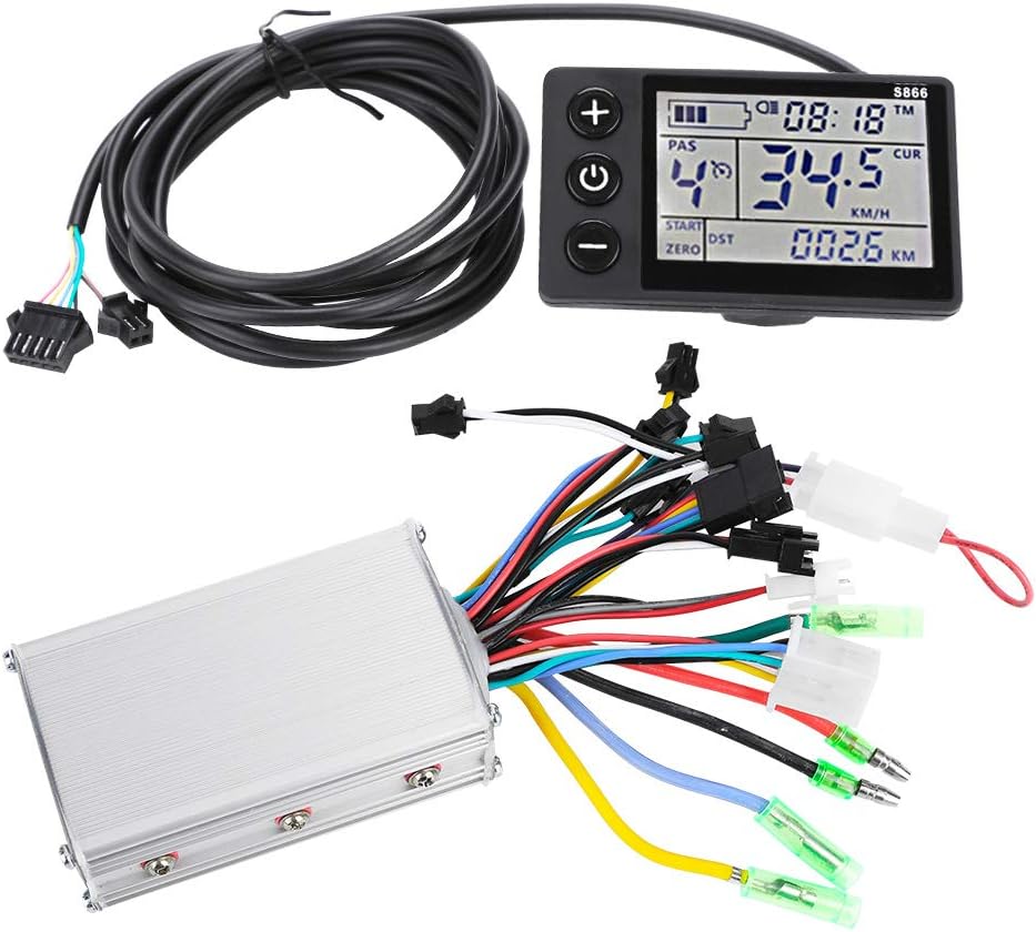 24 V-36 V / 36 V-48 V, 250 W / 350 W, bürstenloser E-Bike-Controller, mit LCD-Display, wasserdicht,