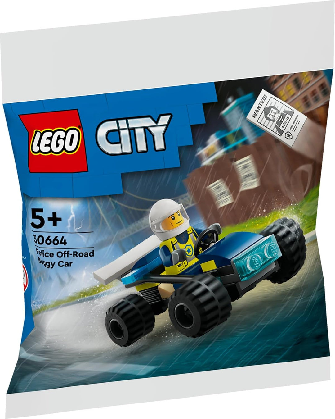 Lego City Set: 60419 Polizeistation auf der Gefängnisinsel & 30664 Polizei-Geländebuggy