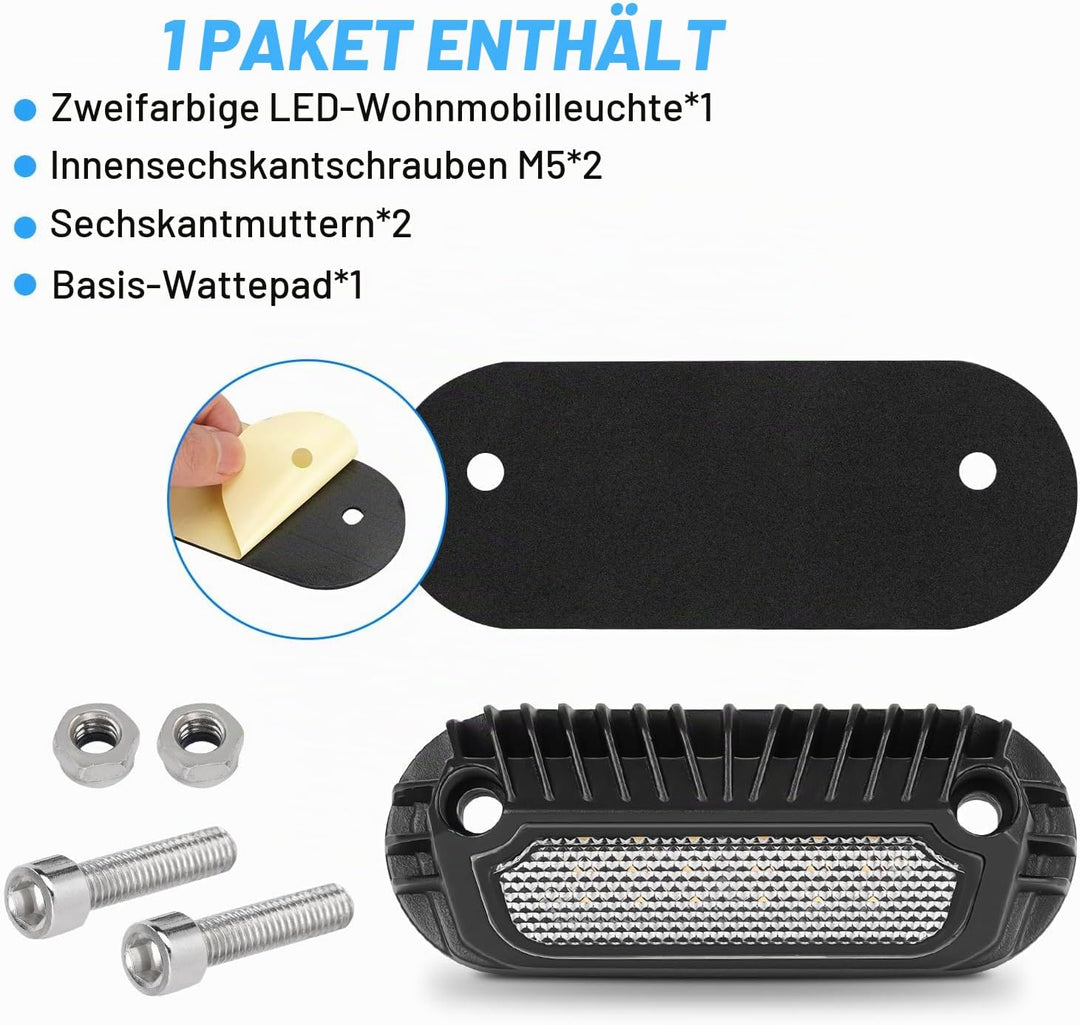 SUPAREE LED Wohnmobil Beleuchtung 12v aussen LED Wohnmobil Beleuchtung 12v 12 Volt Beleuchtung für W