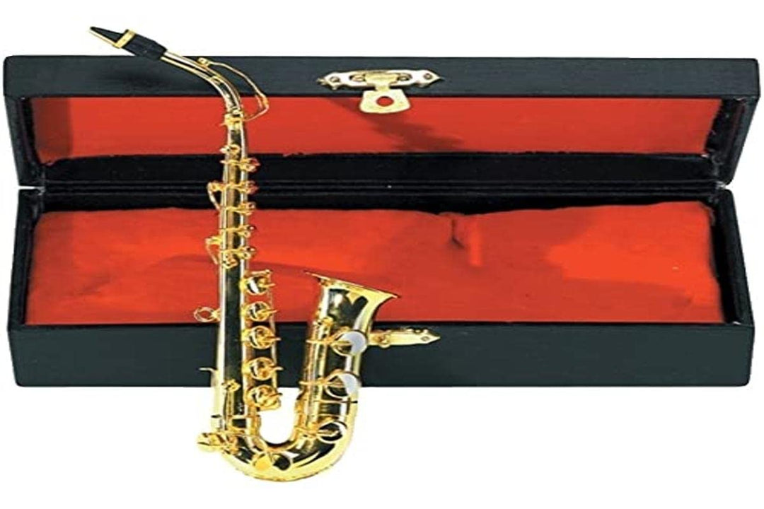 Gewa 980580 Miniaturinstrument Es-Alt Saxophon im Etui, ca. 15 cm Es-Alt-Saxophone, Es-Alt-Saxophone