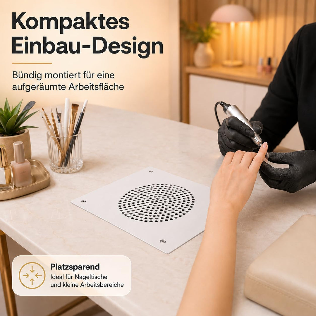 Desktop Nagelstaubsammler,Staubabsauger für Nagelstudio | ,inkl. 2 austauschbare Staubbeutel, für Na