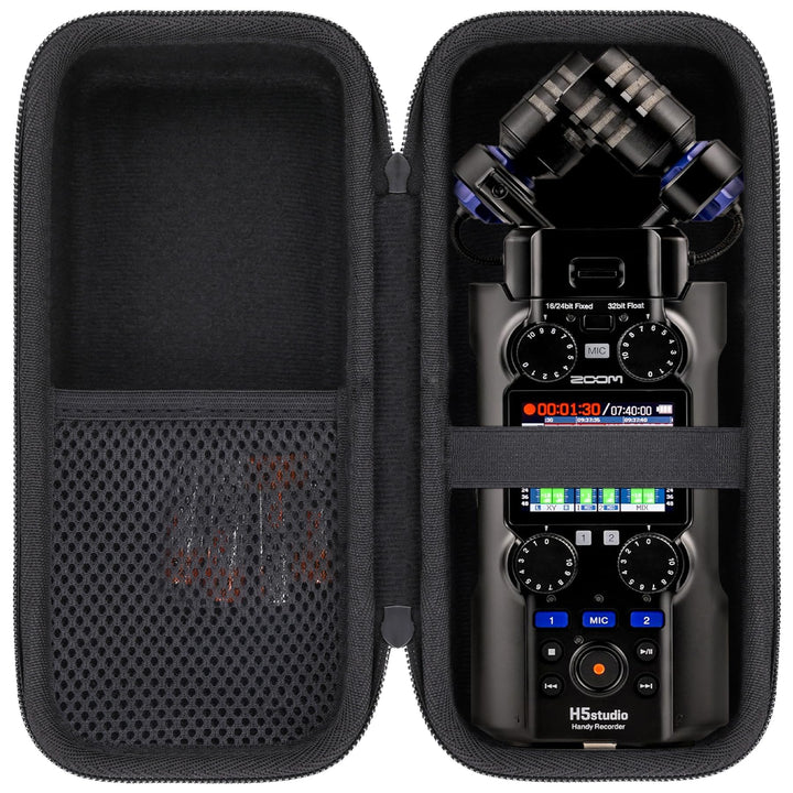 co2CREA Hart Reise Schutz Hülle Etui Tasche für Zoom H6studio /H5studio /H6essential 6-Spur 32-Bit F