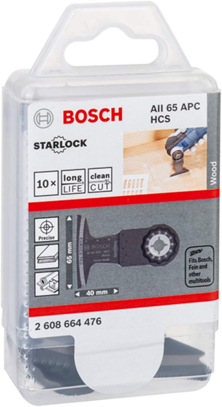Bosch Home and Garden Bosch Professional Tauchsägeblatt Holz (10 Stück, für Multifunktionswerkzeug S