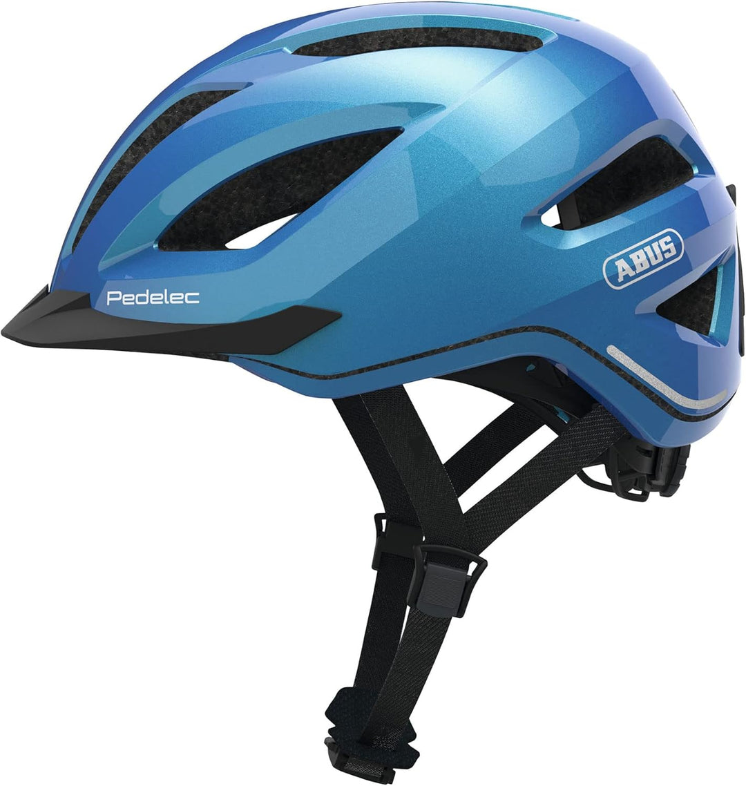 ABUS City-Helm Pedelec 1.1 - Fahrradhelm mit Rücklicht für den Stadtverkehr - für Damen und Herren L