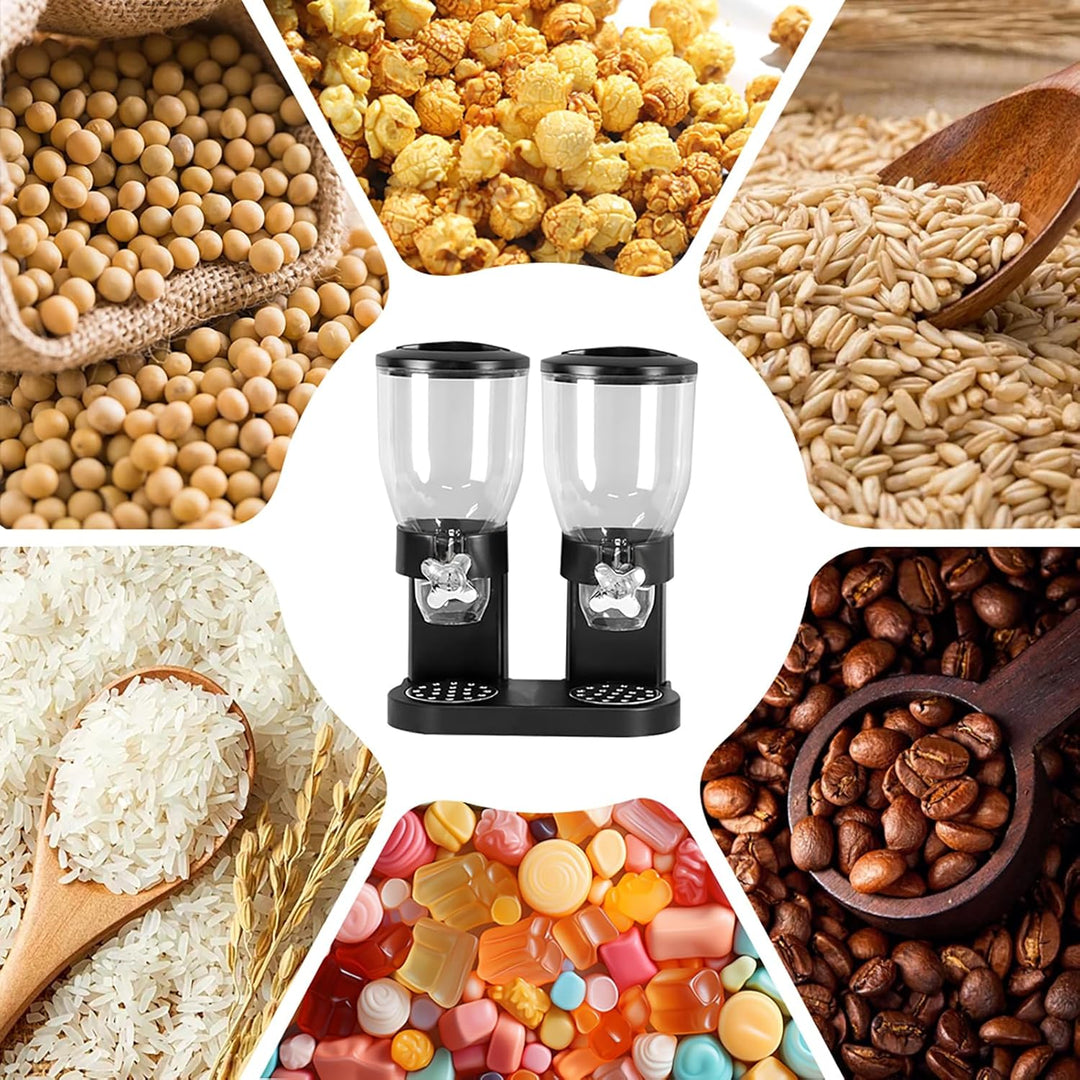 LUPATDY 2er Pack Müslispender 2L, Aufbewahrungsbox Küche Organizer mit Deckel, Cereal Dispenser für