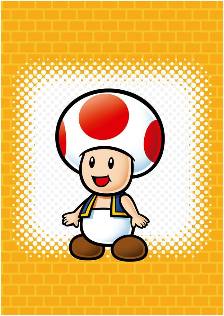 Panini 13385 Super Mario Trading Cards Box mit 18 Hüllen (8 Karten) Stickertüte, Mehrfarbig, OneSize