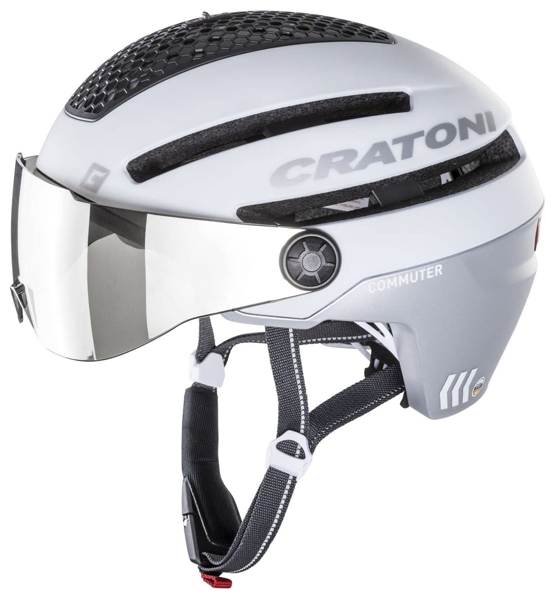Cratoni Commuter Pedelec Helm weiss M-L, M-L
