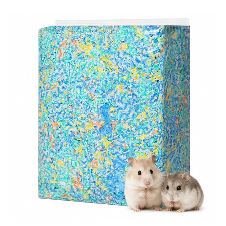 Hamster Einstreu 1800g, Staubfreie Papier Kleintierstreu,Einstreu Kaninchen 1800 Gramm, 1800 Gramm