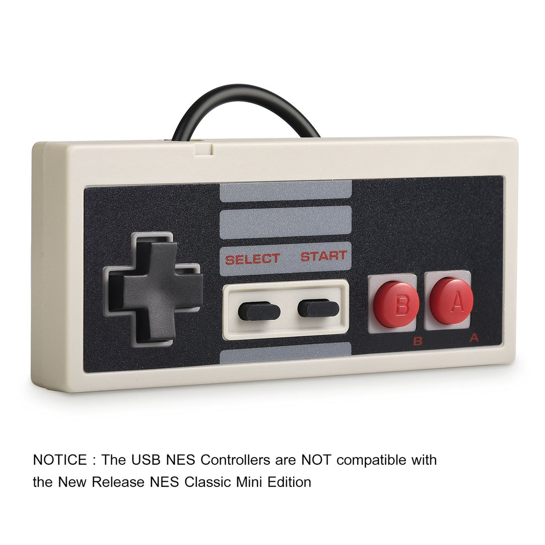 2 Pack miadore NES Controller USB Gamepad für PC/Mac,Classic USB NES Controller Joystick Joypad für