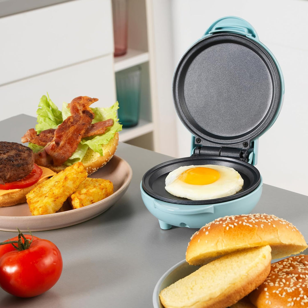 Petra PT4215BLNVDEEU7 Mini-Snackgrill, antihaftbeschichtete und einfach zu reinigende 11,5-cm-Platte