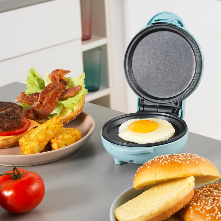 Petra PT4215BLNVDEEU7 Mini-Snackgrill, antihaftbeschichtete und einfach zu reinigende 11,5-cm-Platte