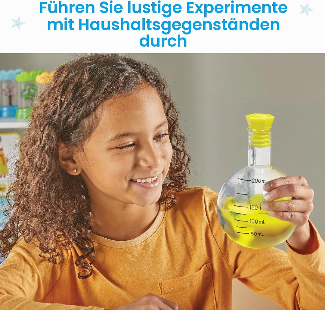 Learning Resources Naturwissenschaftliches Einsteigerset mit Messkolben, Kunststoff-Messbecher für K