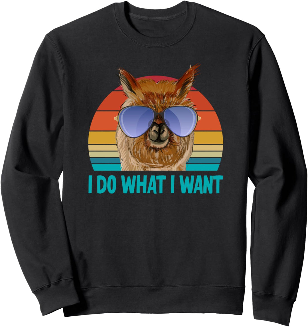 Ich mache was ich will Lama Sweatshirt