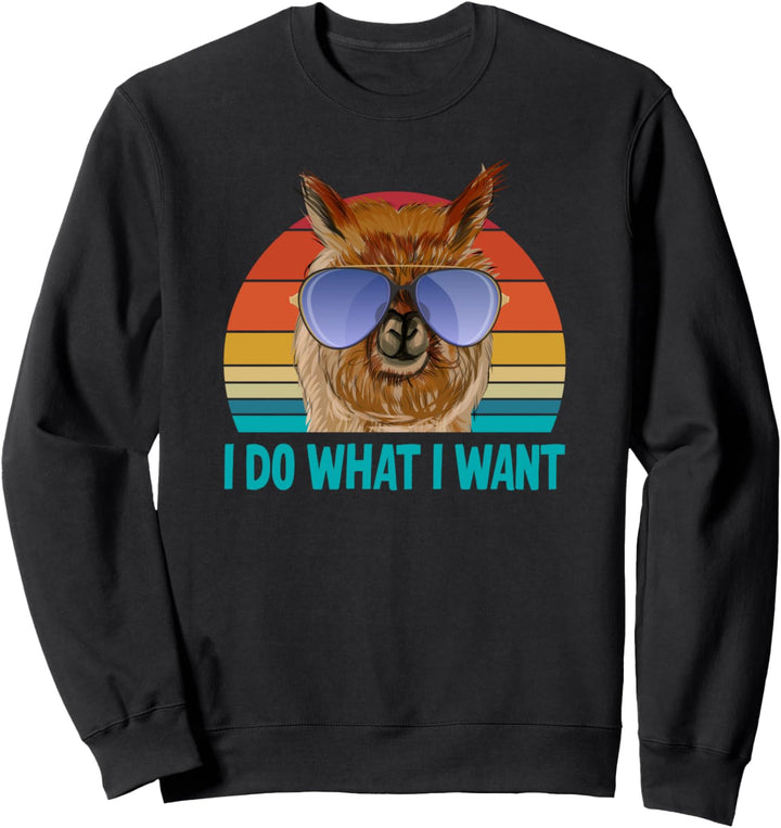 Ich mache was ich will Lama Sweatshirt