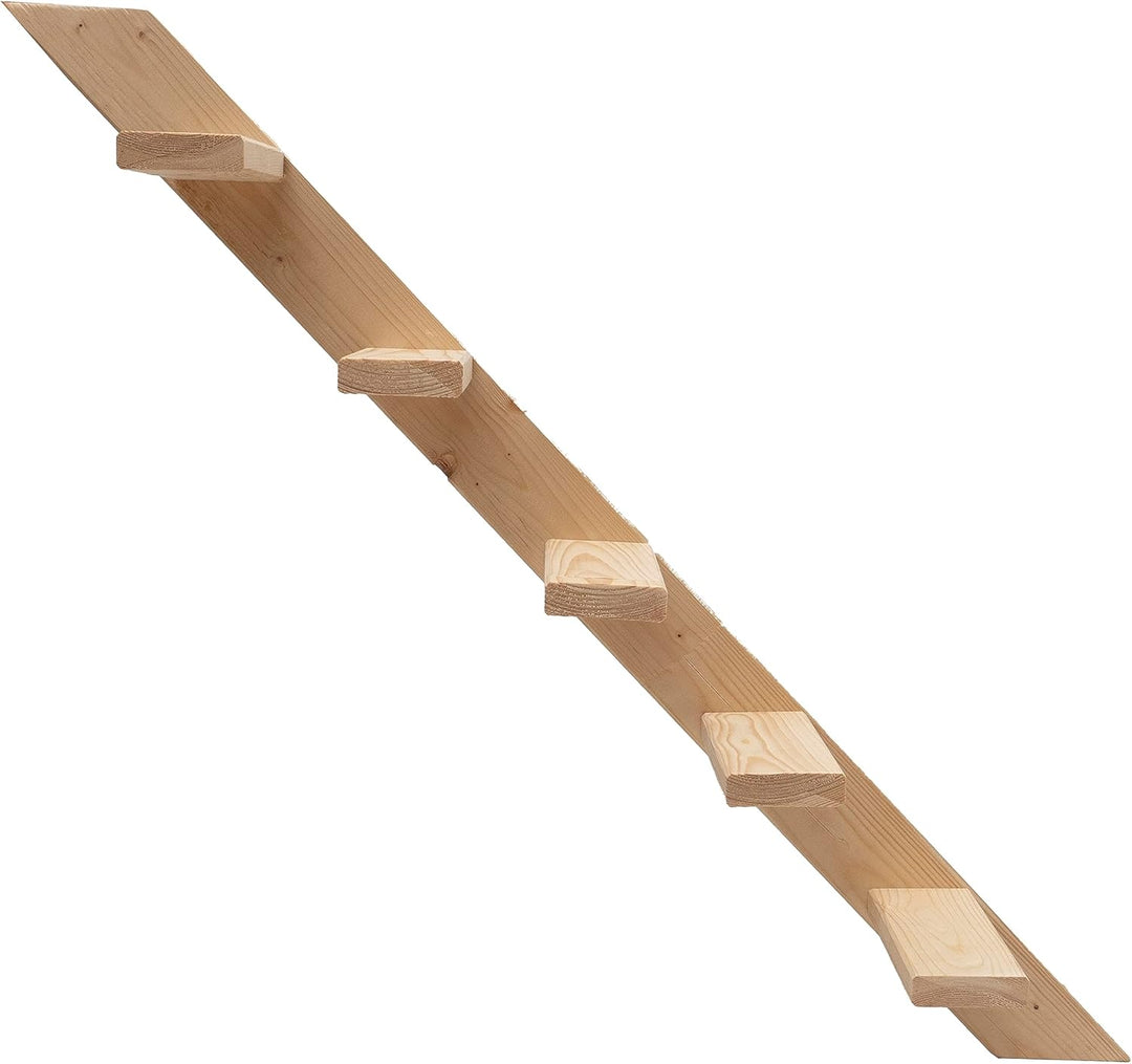 Katzenstufen Katzenleiter Katzentreppe Wandmontage Kletterwand 5 Stufen 1m (Katzenstufen), Katzenstu