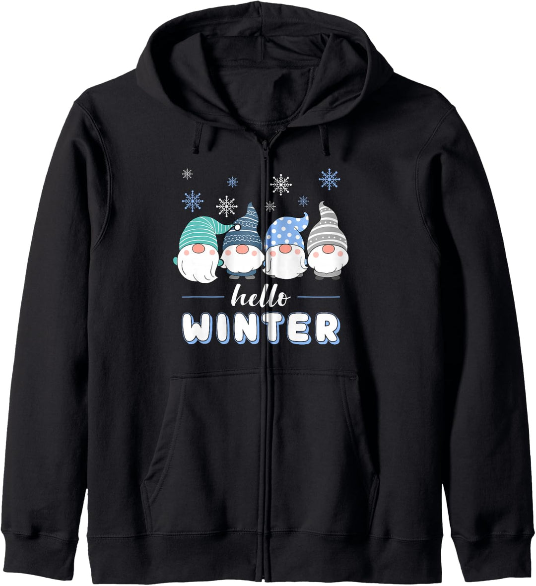 Winter Gnome, Weihnachts-Wichtel mit lustigem Spruch Kapuzenjacke