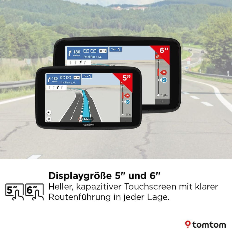 TomTom Pkw-Navi GO Classic 2nd (5 Zoll, Stauvermeidung Dank TomTom Traffic, Karten-Updates Europa in