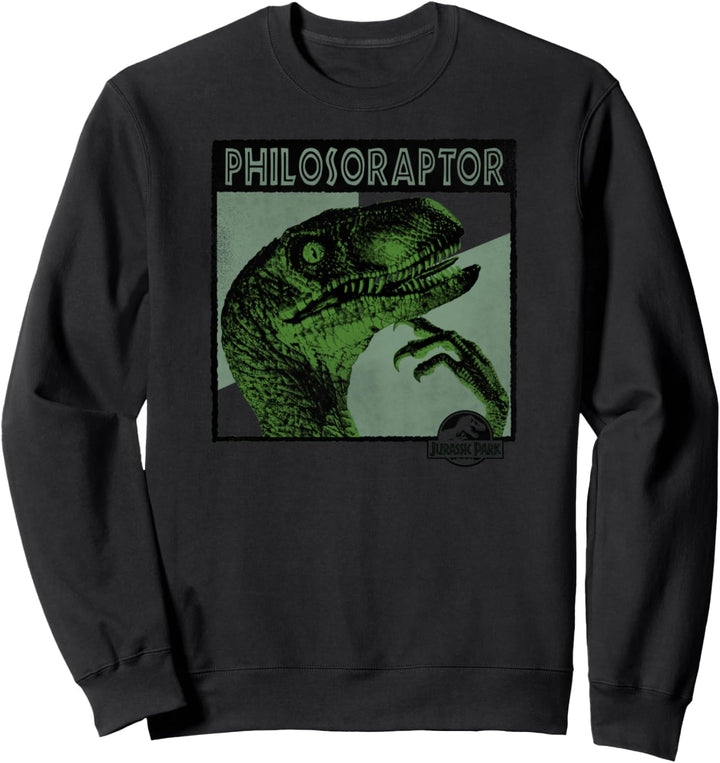 Jurassic Park Philosoraptor Neon Colors Sweatshirt
