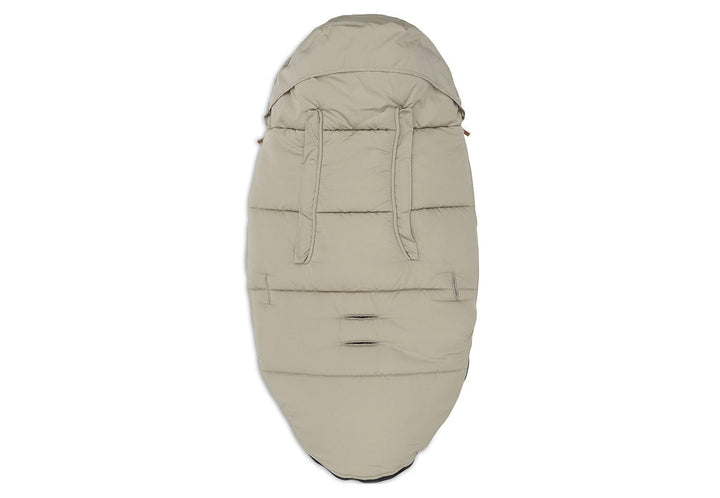 Jollein Fusssack Olive Green - Für Buggy und Kinderwagen - Für 3-Punkt- und 5-Punkt-Gurt - Mit Teddy