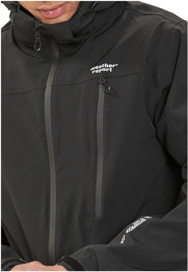 WEATHER REPORT Herren Delton Regenjacke S 1001 Black, S 1001 Black