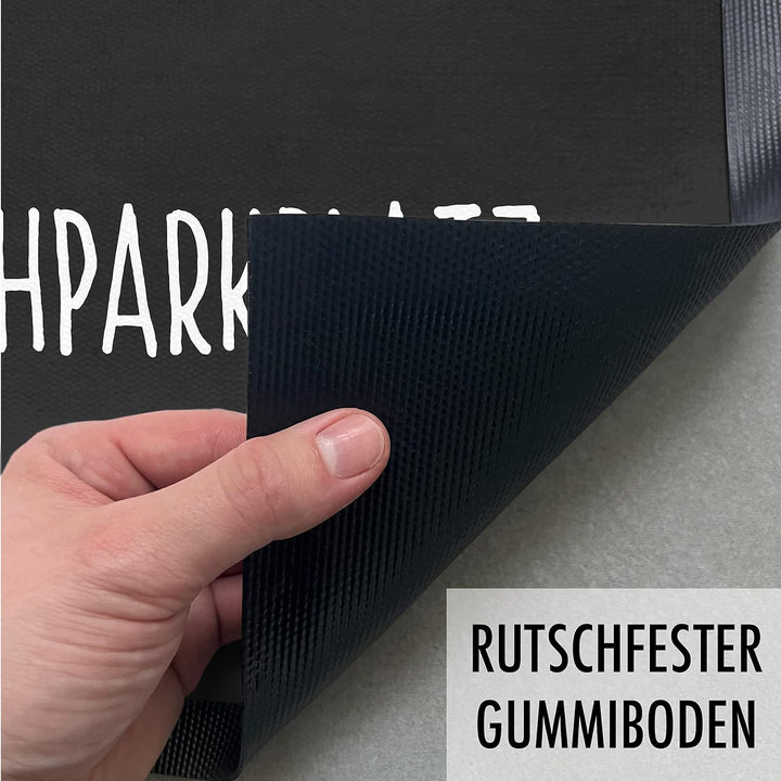 Trendation - Schuhparkplatz Lustige Fussmatte Geschenk Fussmatte mit Spruch Innen und Aussenbereich