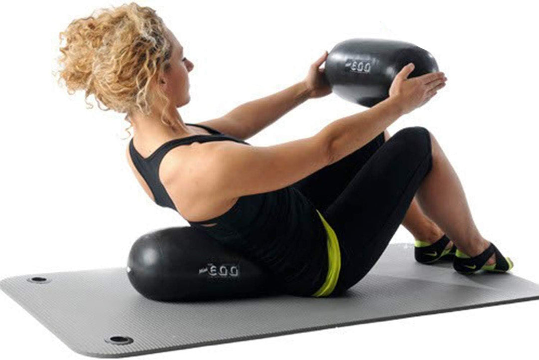 Original Pezzi® Mini Eggball® Gymnastik Ball Yoga Pilates Ball Übungsball MAXAFE (Anthrazit) Partner