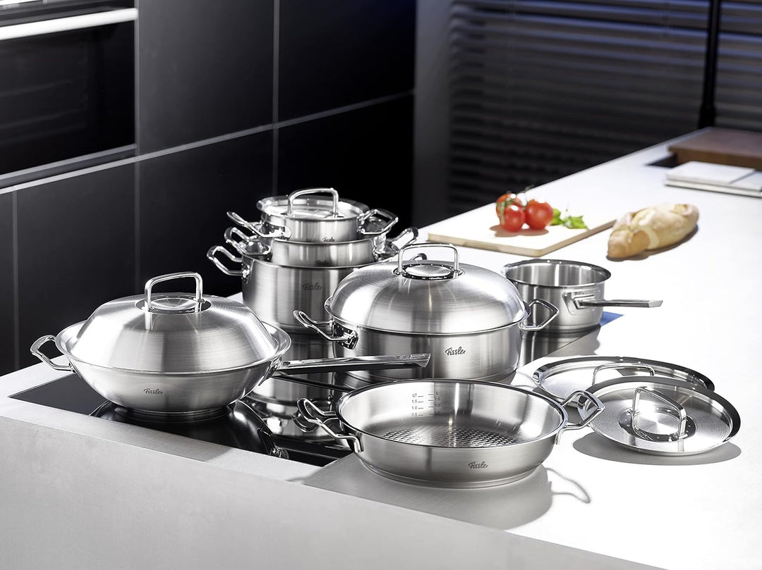 Fissler Original-Profi Collection / Edelstahl-Hochraumdeckel (Ø 28 cm) für Bräter, Töpfe & Pfannen