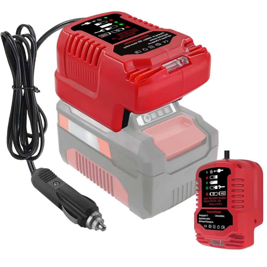 Auto Ladegerät für Einhell 18V Akku, Mini -Ladegerätersatz für Einhell 18 Volt PXC Batterie 4511396