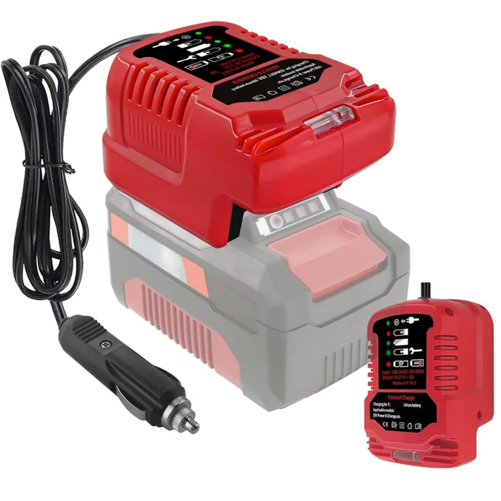 Auto Ladegerät für Einhell 18V Akku, Mini -Ladegerätersatz für Einhell 18 Volt PXC Batterie 4511396