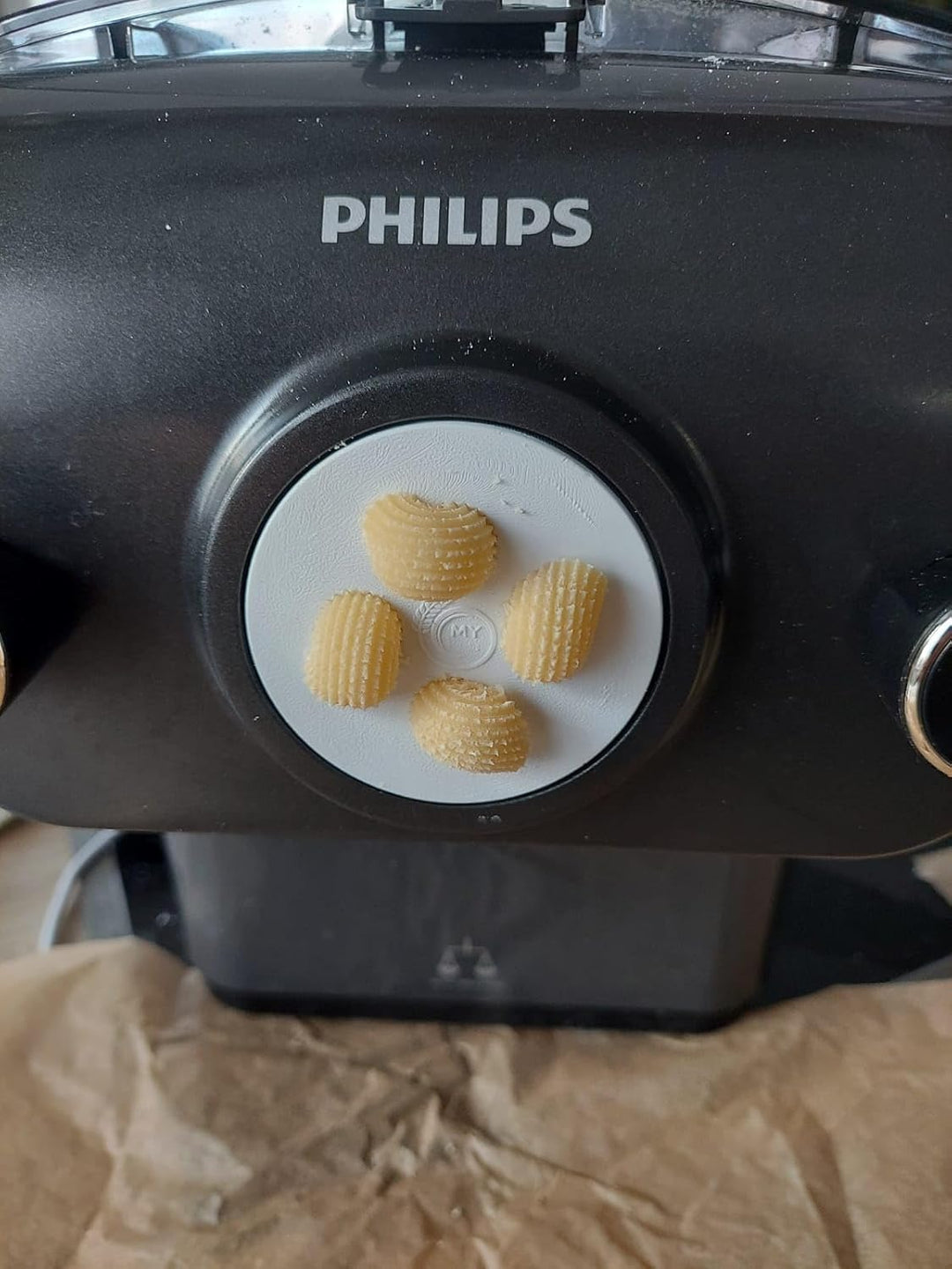 MY Pasta - Aufsatz Archi Rigati- Zubehör für Pastamaker - Pasta Disc kompatibel mit Philips Pasta Ma