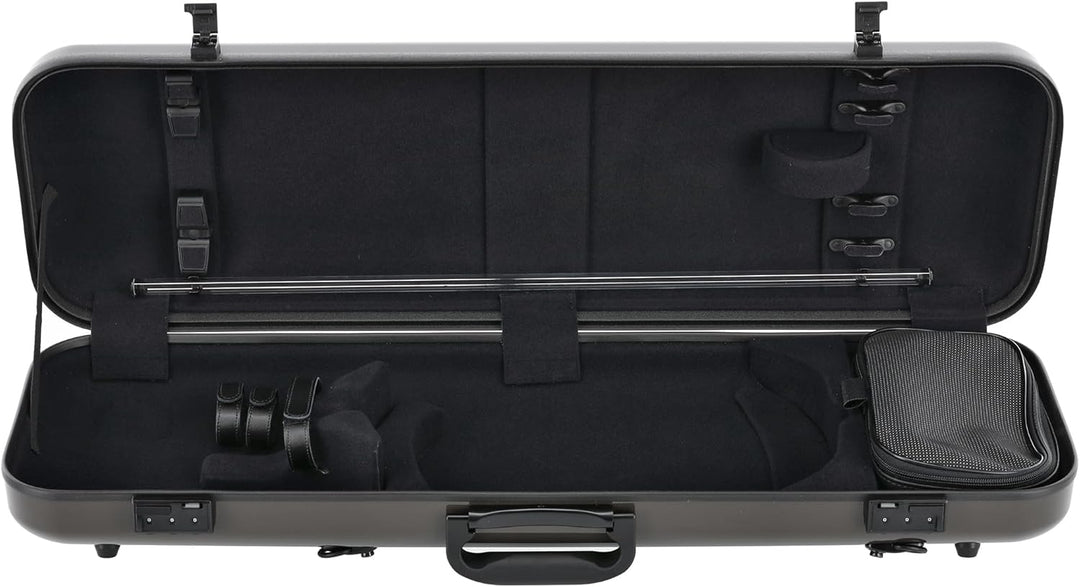 GEWA Violinkoffer AIR 2.1 braun hochglanz Made in Germany braun ohne zusätzlichen Seitengriff, braun