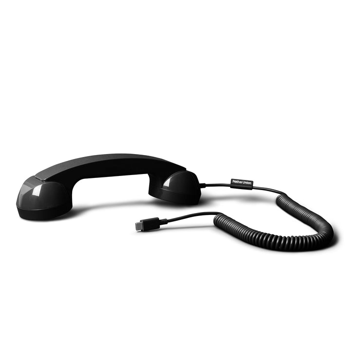 Native Union Pop Phone –Retro-Telefonhörer mit Mikrofon & Lautsprecher, USB-C für iPhone, iPad, Lapt