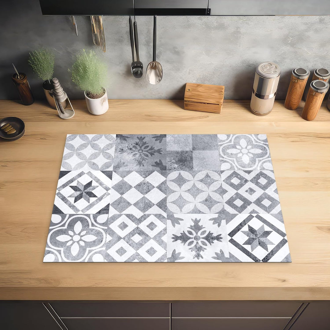 Herdabdeckplatte Einteilig 70x52 cm Küche Ceranfeld Abdeckplatte Cerankochfeld Abdeckung Induktionsk