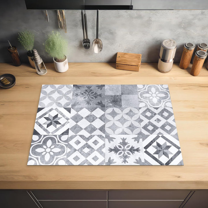 Herdabdeckplatte Einteilig 70x52 cm Küche Ceranfeld Abdeckplatte Cerankochfeld Abdeckung Induktionsk