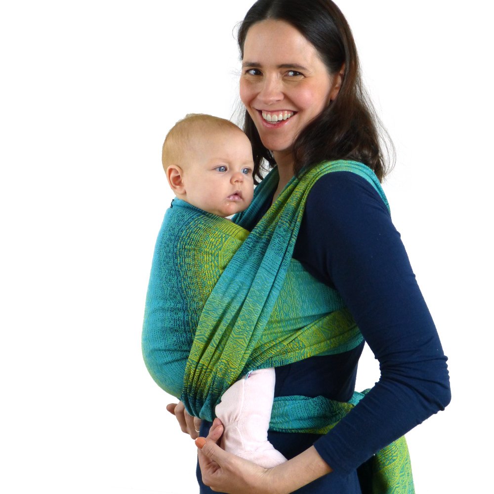 Didymos Babytragetuch, Modell Ada Malachit, Grösse 5, Grün Gr. 5 (420 cm), Gr. 5 (420 cm)