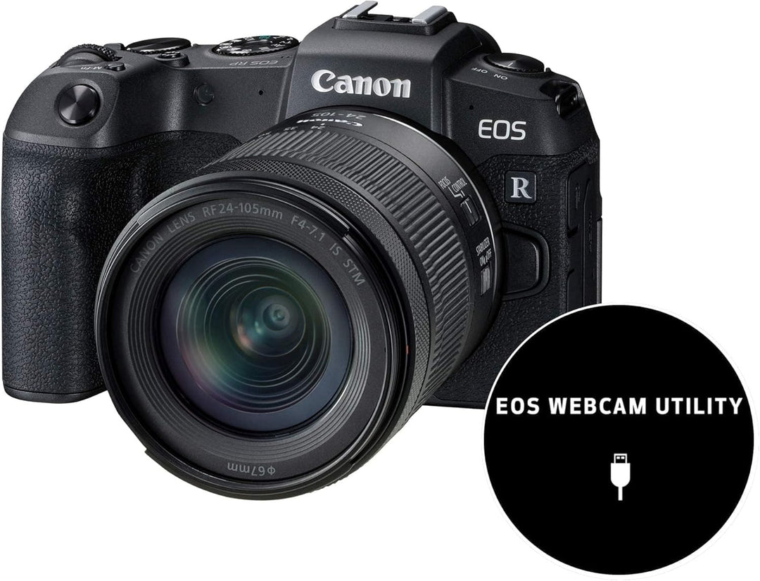 Canon EOS RP Systemkamera - mit Objektiv RF 24-105mm F4-7.1 is STM & 9967B002 Akku LP-E17, schwarz S