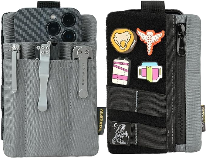 VIPERADE VE27 EDC Organizer Klein EDC Pocket Pouch mit 4 Taschen,Klein Werkzeugtasche EDC Taschen Or