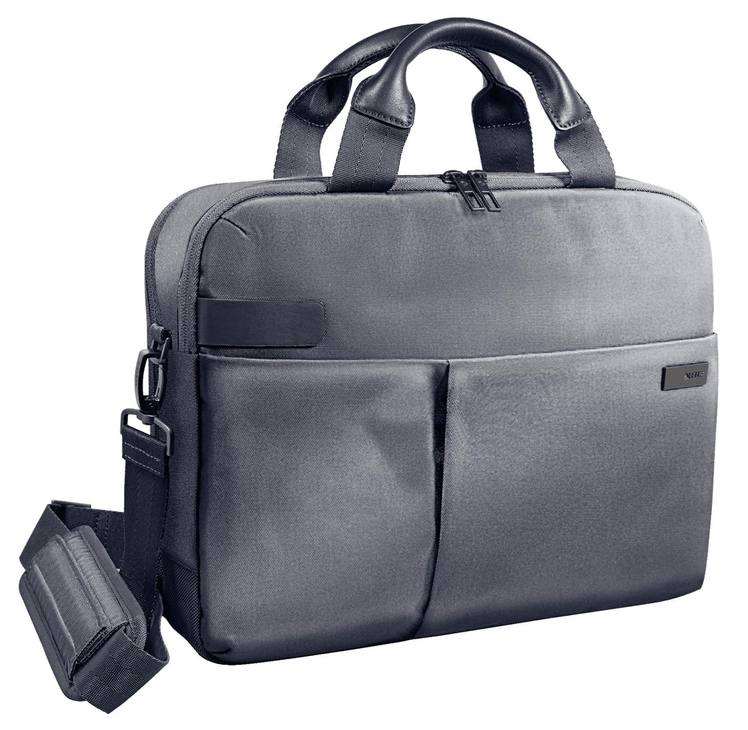 Leitz, Business Laptop-Tasche für 13.3 Zoll Laptop oder Ultrabook, Smart Traveller, Complete, Silber