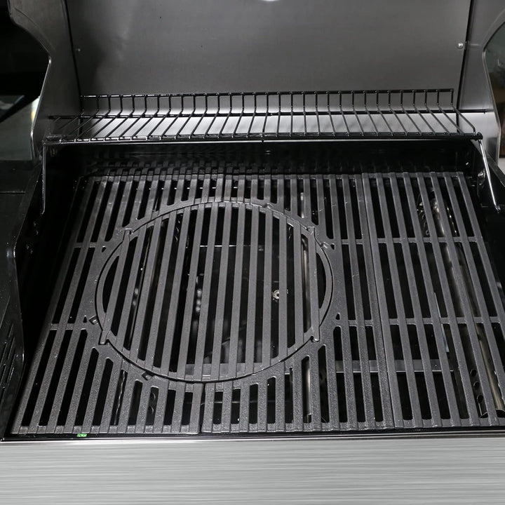 GFTIME Gusseisen Grillrost 41,5 x 59cm für Enders Chicago 3, Switch Grid Rost-in-Rost System für End