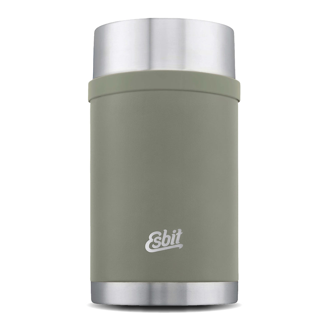 Esbit Thermobehälter Sculptor für Essen - Warmhaltebehälter 1000 ml in Stone Grey - aus Edelstahl fü