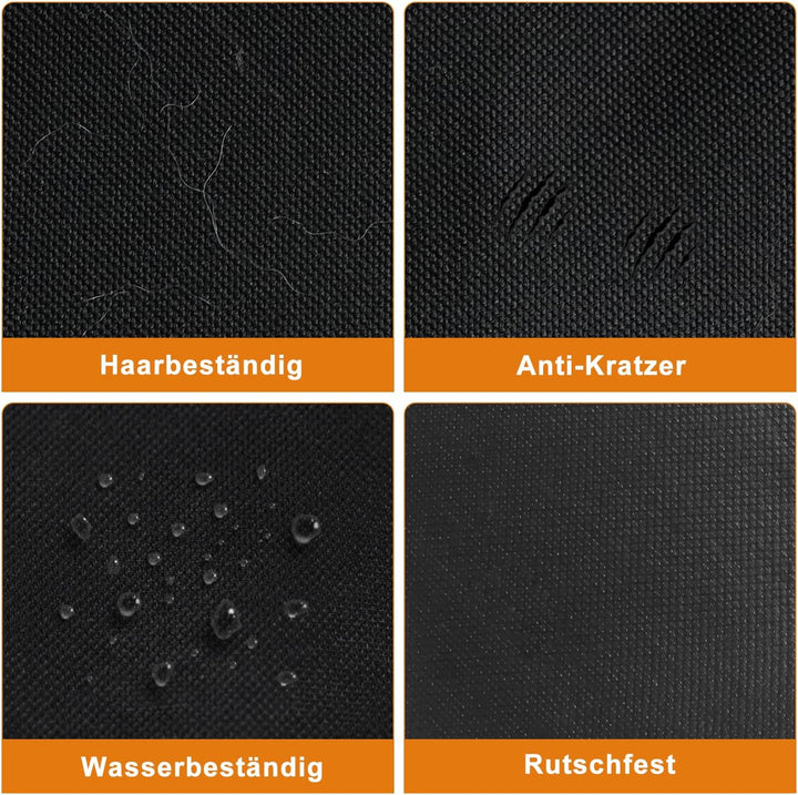 Lydonberg Kofferraumschutzmatte für Hunde, universell, rutschfest, wasserdicht, für den Rücksitz, st