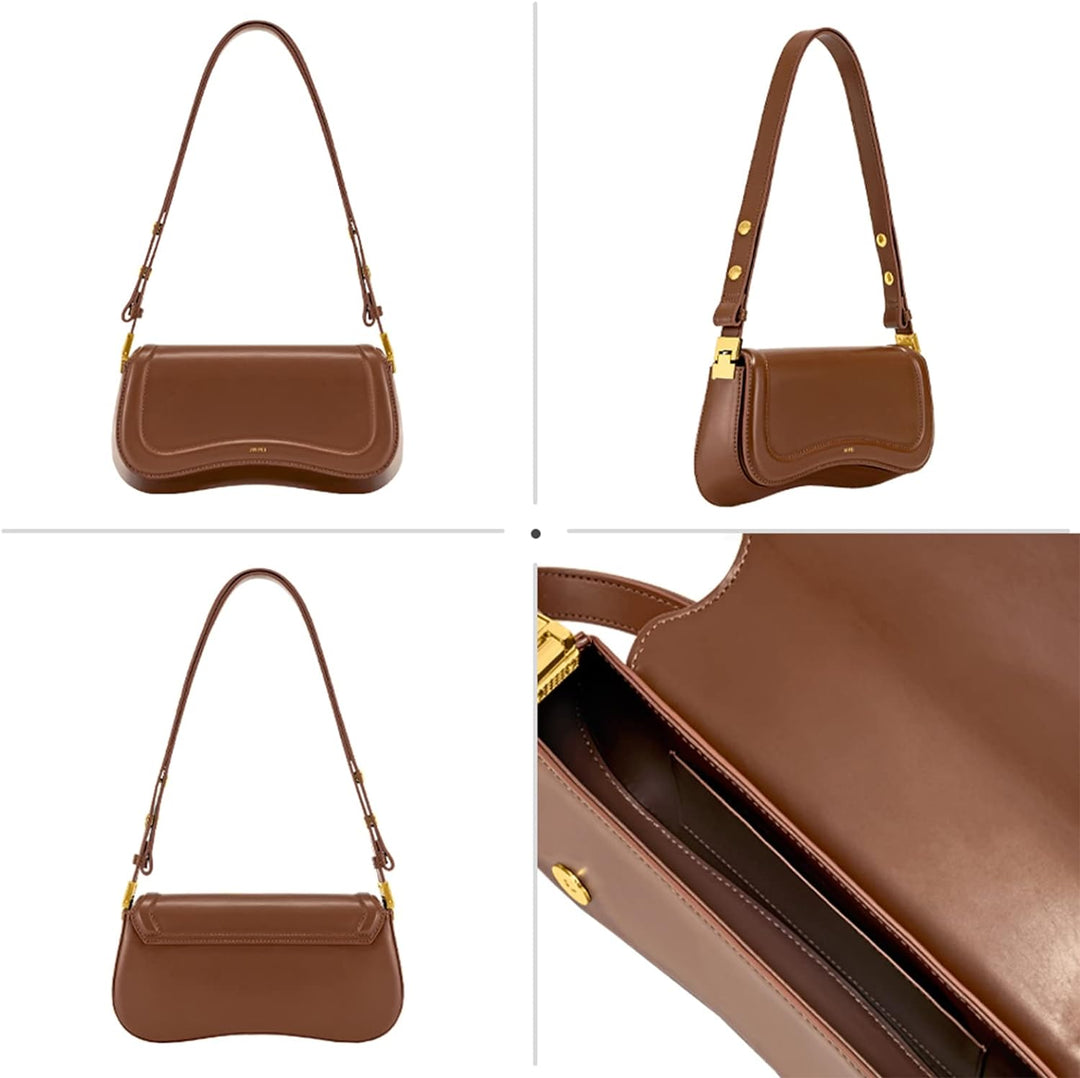 JW PEI Damen Joy Schultertasche Braun, Braun